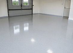 Light Gray epoxy floor sample