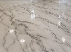Marble Effect epoxy floor sample