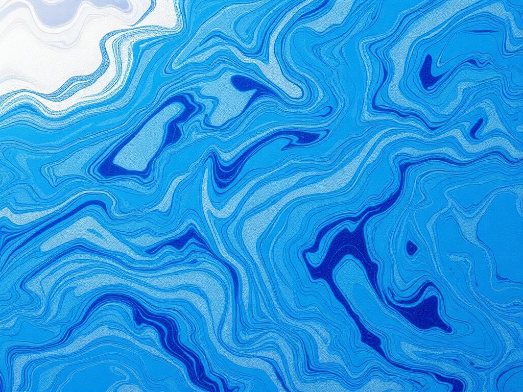 Blue & Silver epoxy floor sample