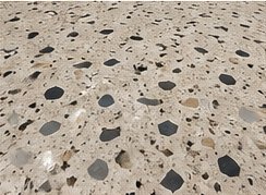 Terrazzo Style epoxy floor sample
