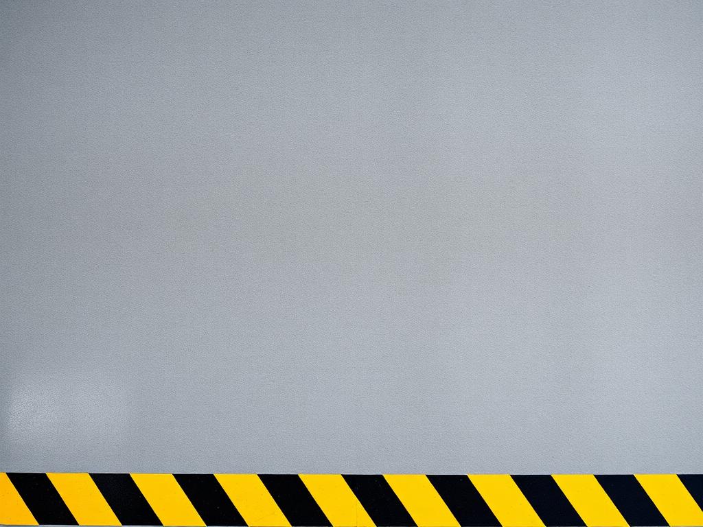 Black & Yellow Border epoxy floor sample